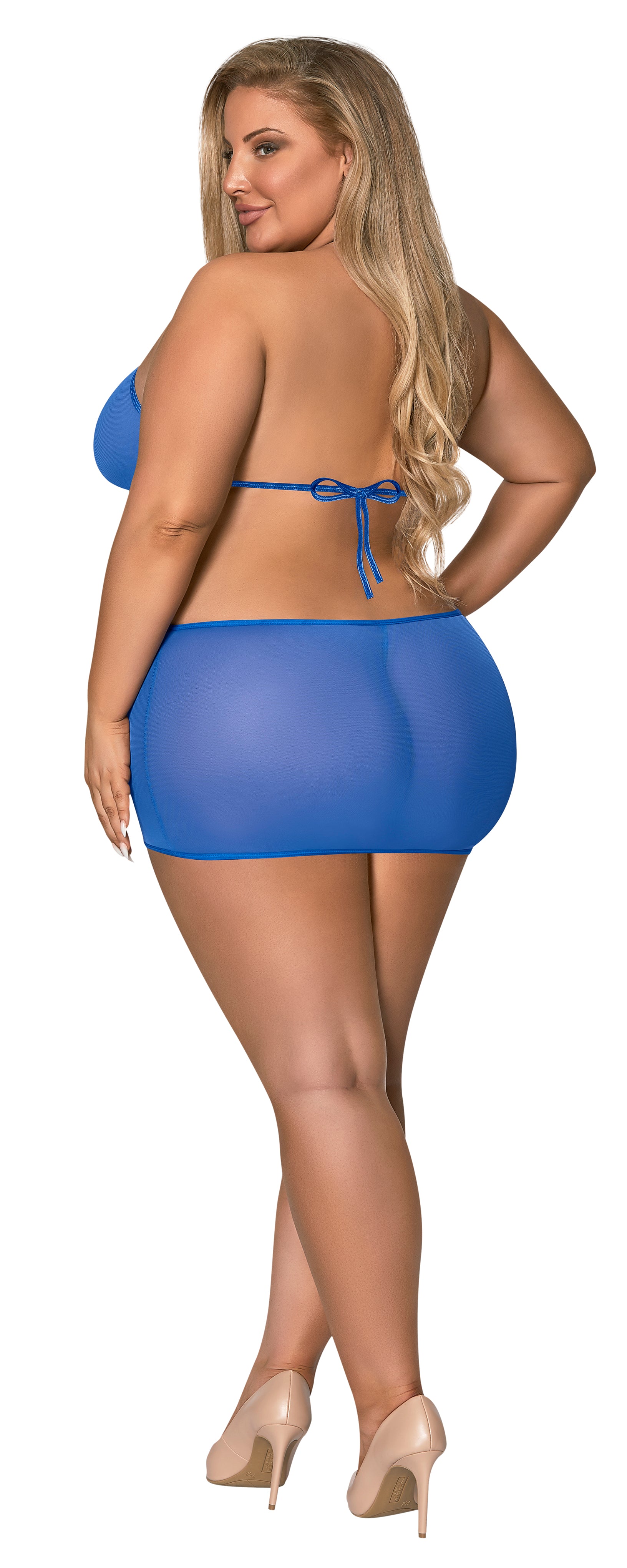 M261 Cut Out Dress & G-Set - Back View