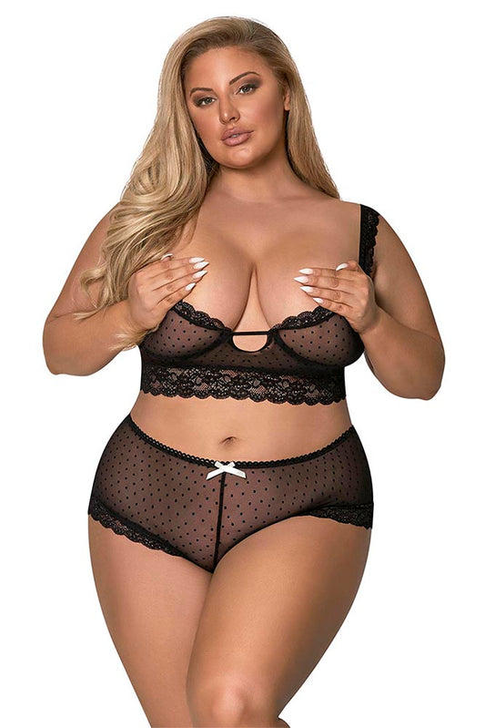 M270 Demi Bra & Split Crotch Short