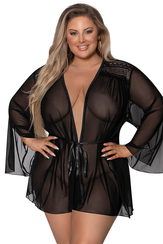 M288 Flowing Short Robe