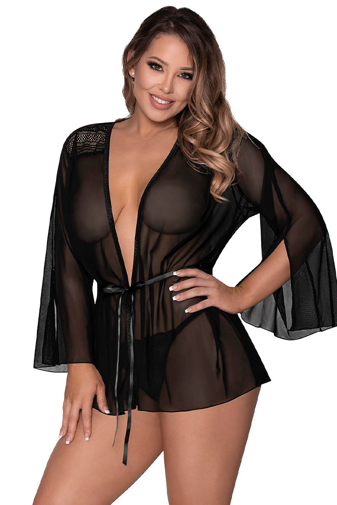 M288 Flowing Short Robe