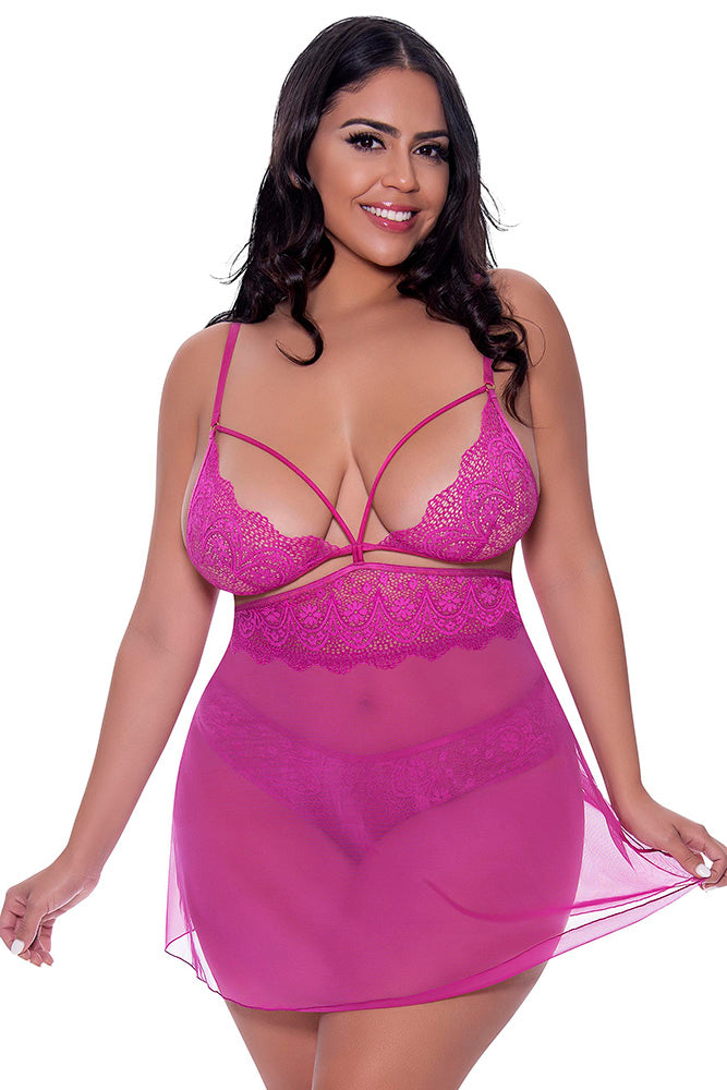 M348 Baby Doll & Panty Set