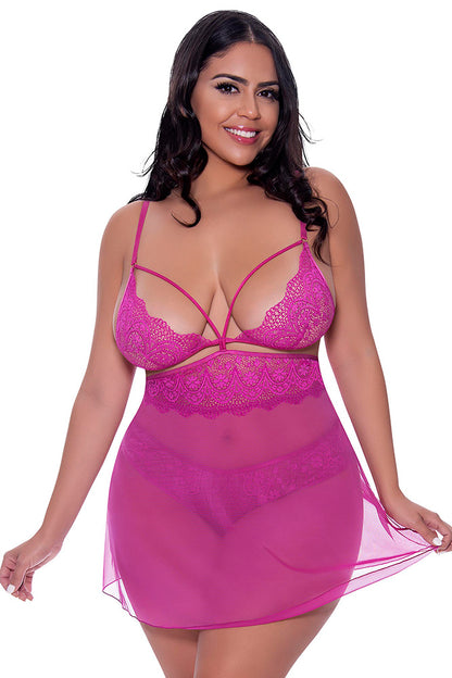 M348 Baby Doll & Panty Set