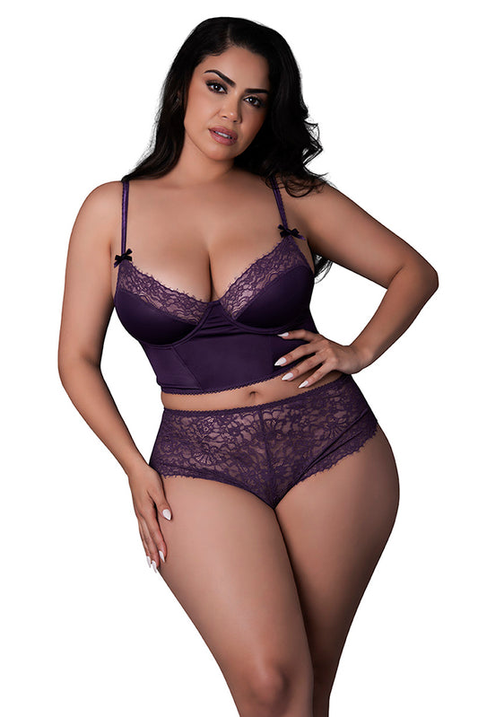 M391 Balconette Bustier & Cheeky Short