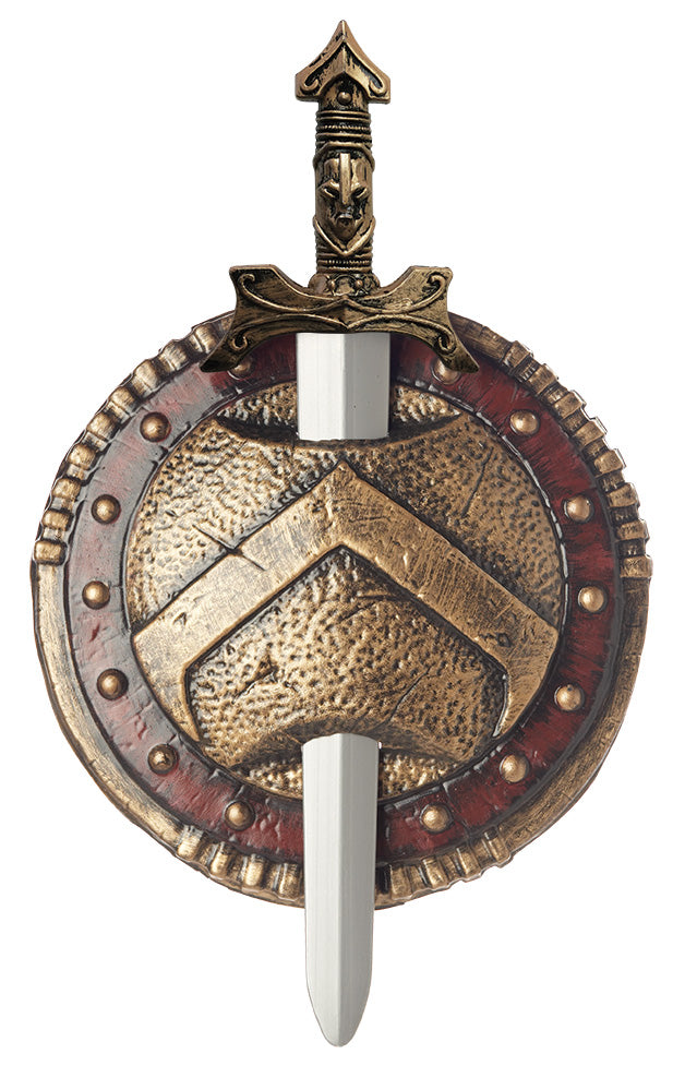 California Costumes Spartan Combat Shield And Sword, Costume Accessory