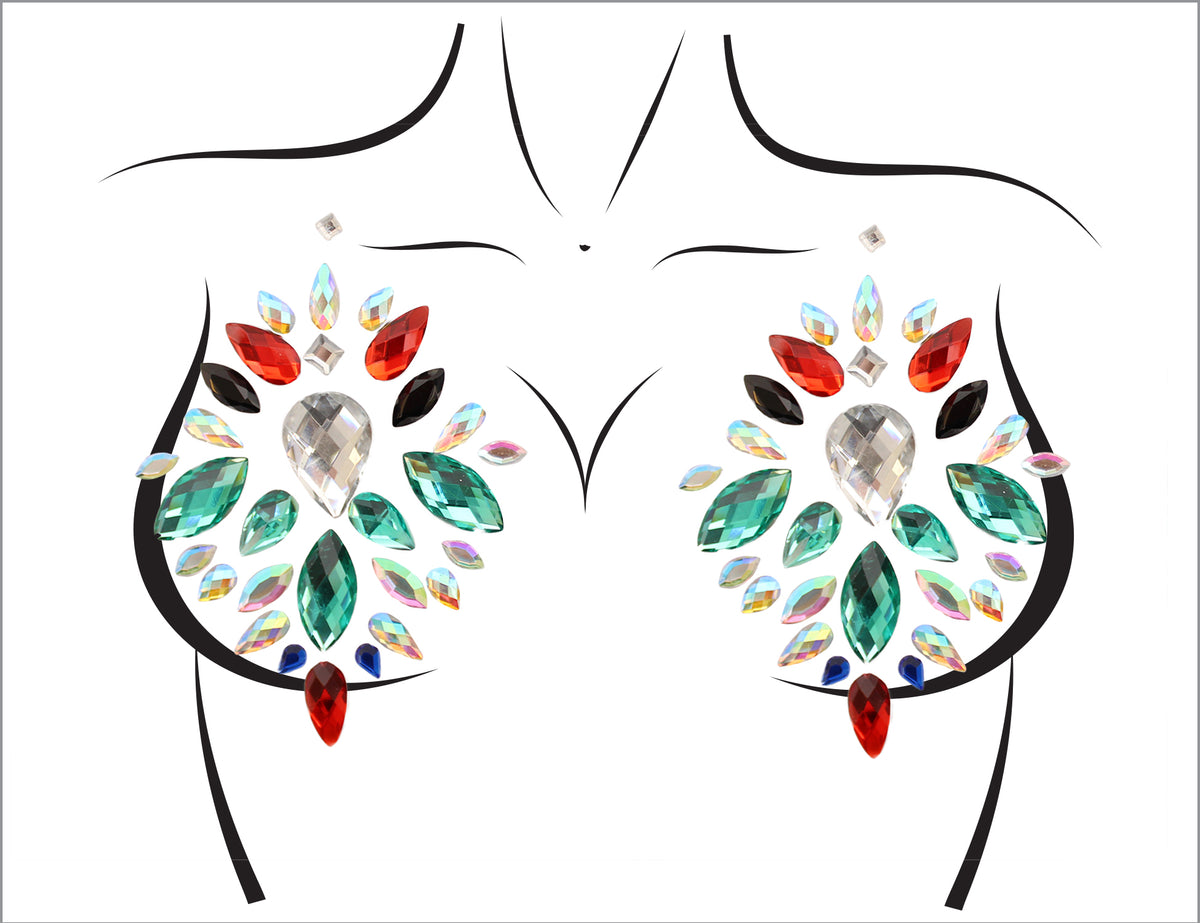 Vega Adhesive Nipple Jewels Sticker
