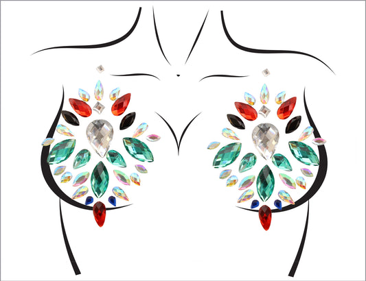 Vega Adhesive Nipple Jewels Sticker
