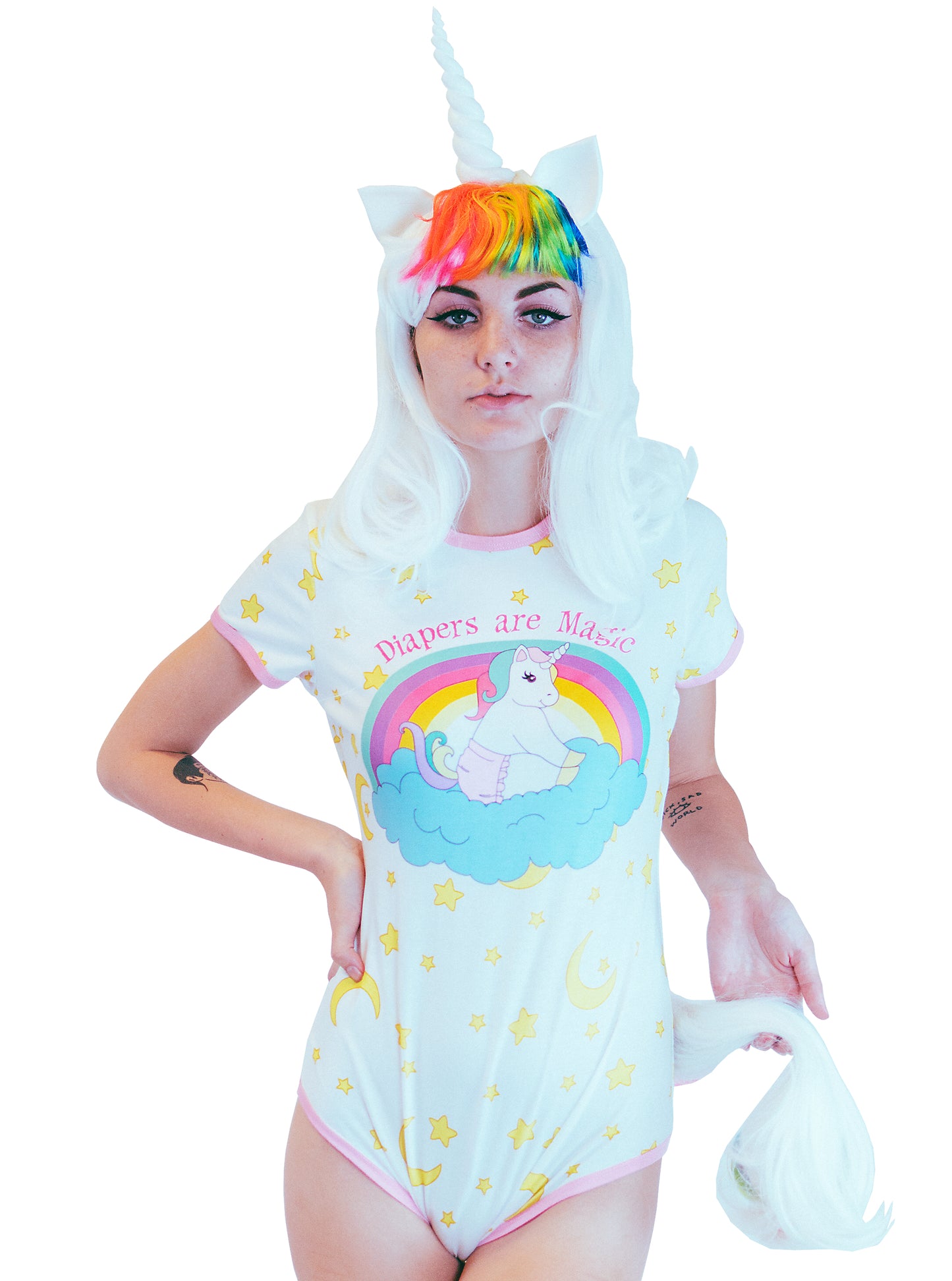 Rainbow Baby Unicorn Romper