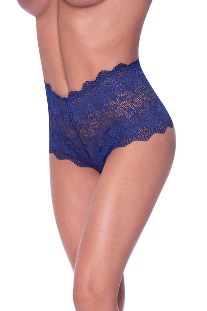 P408 Split Crotch Lace Boy Short