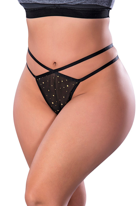 P414 Split Crotch Thong
