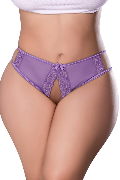 P417 Crotchless Low Rise Panty