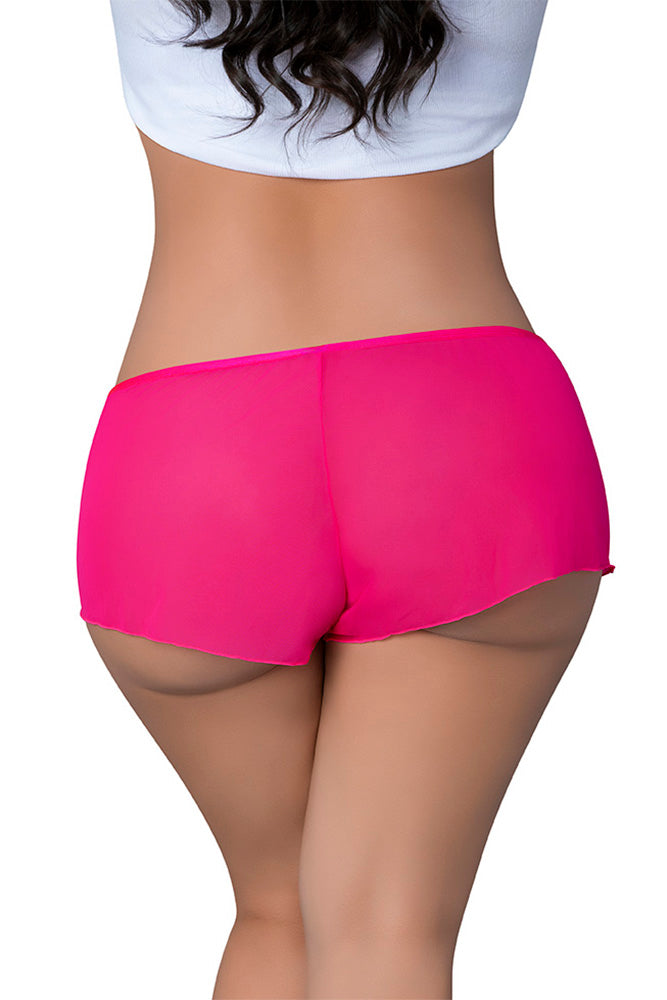 P424 Flowy Boy Short - Back View