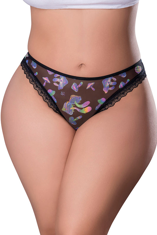 P428 Crotchless Panty w/ Open Back