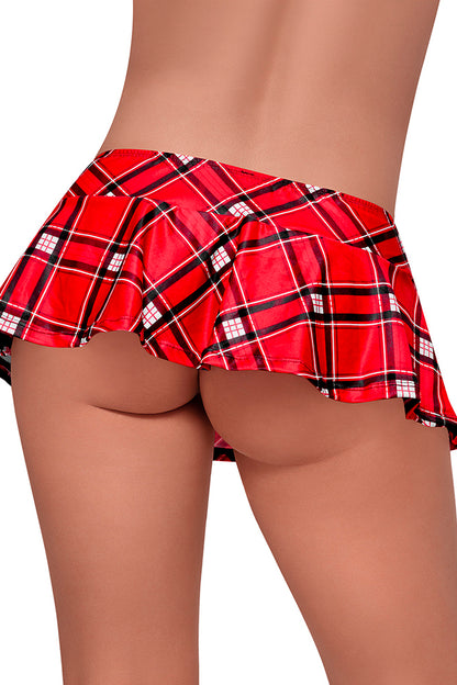 P437 School Girl Skirt - Back View