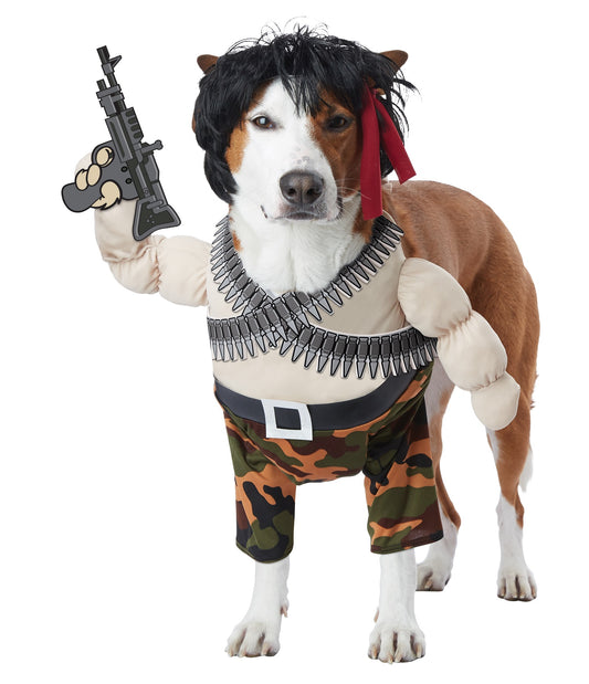 California Costume Action Hero Dog Costume