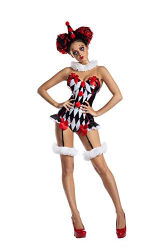 Party King Women's Dark Harlequin Costume