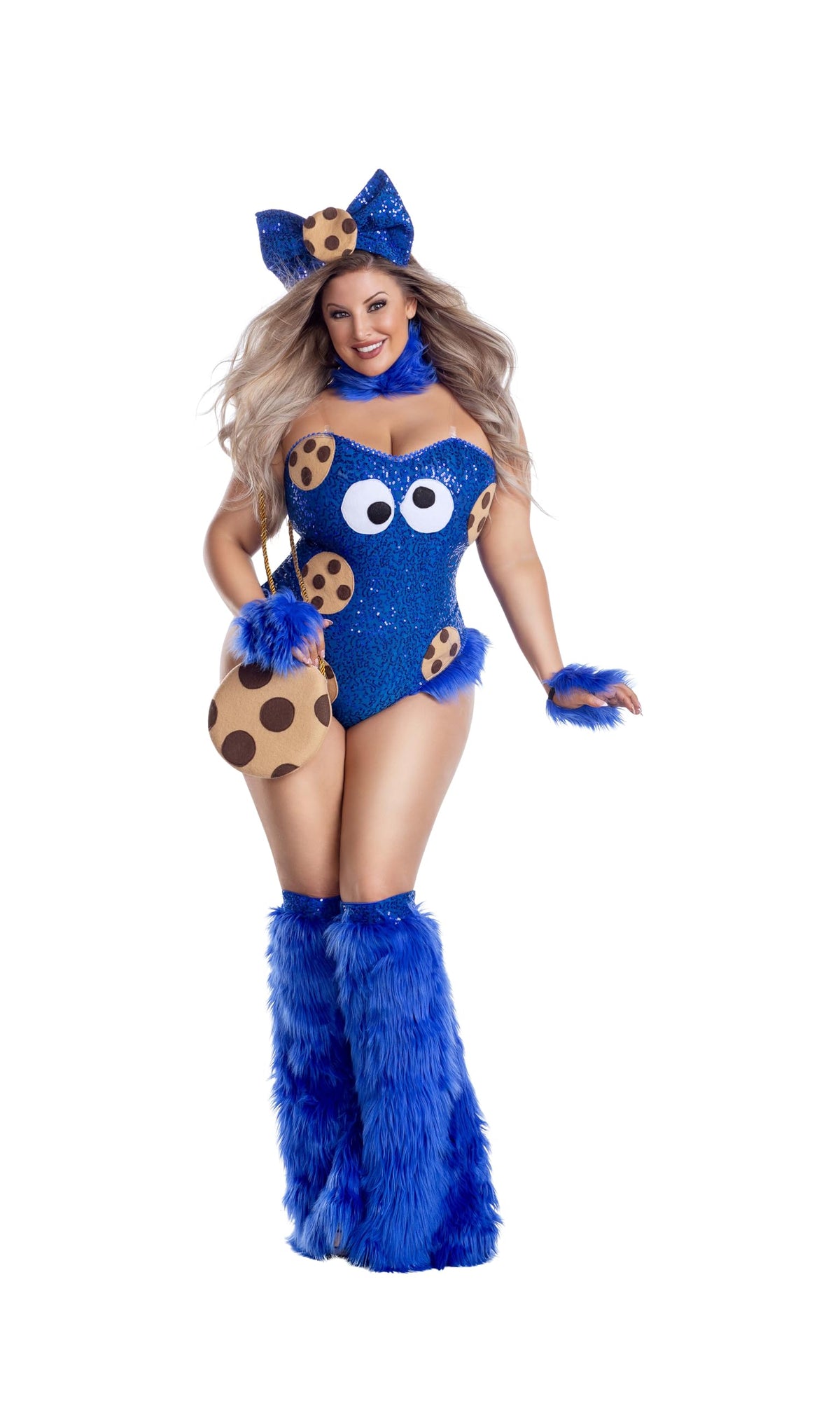 Party King Women's Adult Plus Size Cookie Creature Costume