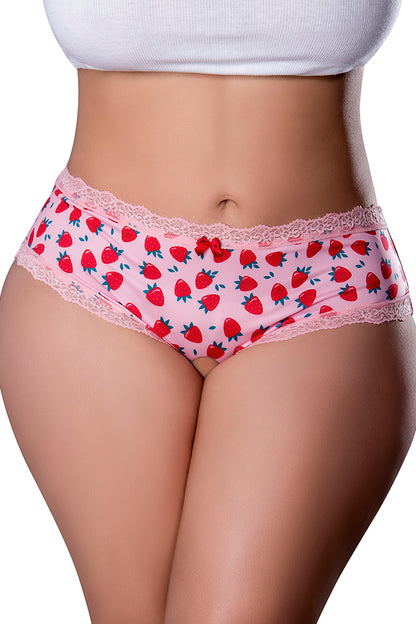 PL02 Crotchless Boy Short w/ Lube