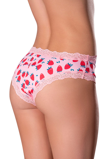 PL02 Crotchless Boy Short w/ Lube - Back View