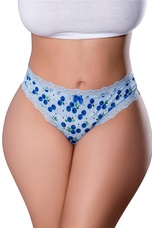 PL03 Crotchless Thong w/ Lube