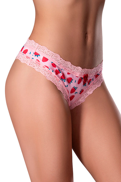 PL03 Crotchless Thong w/ Lube