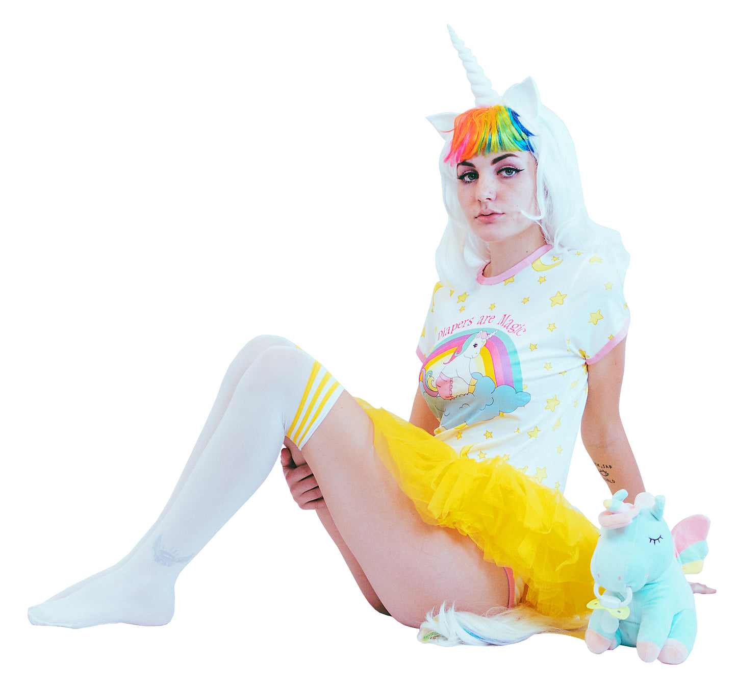 Rainbow Baby Unicorn Romper