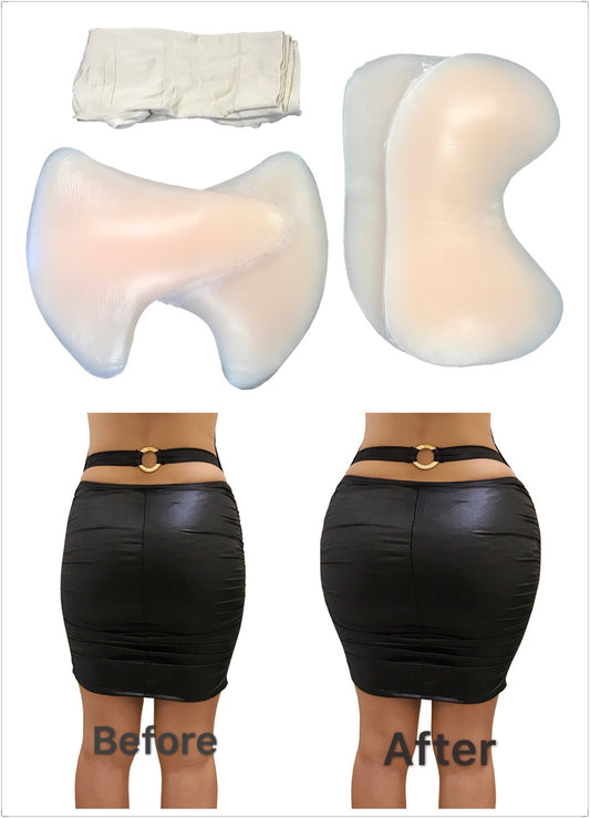 Shape Up Booty Out High Waist Girdle Crossdressing Hip Butt Pads Kit