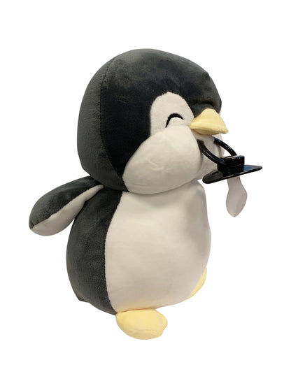 Pacifier Stuffie Animal Plush Kiss The Penguin Pacifier Holder