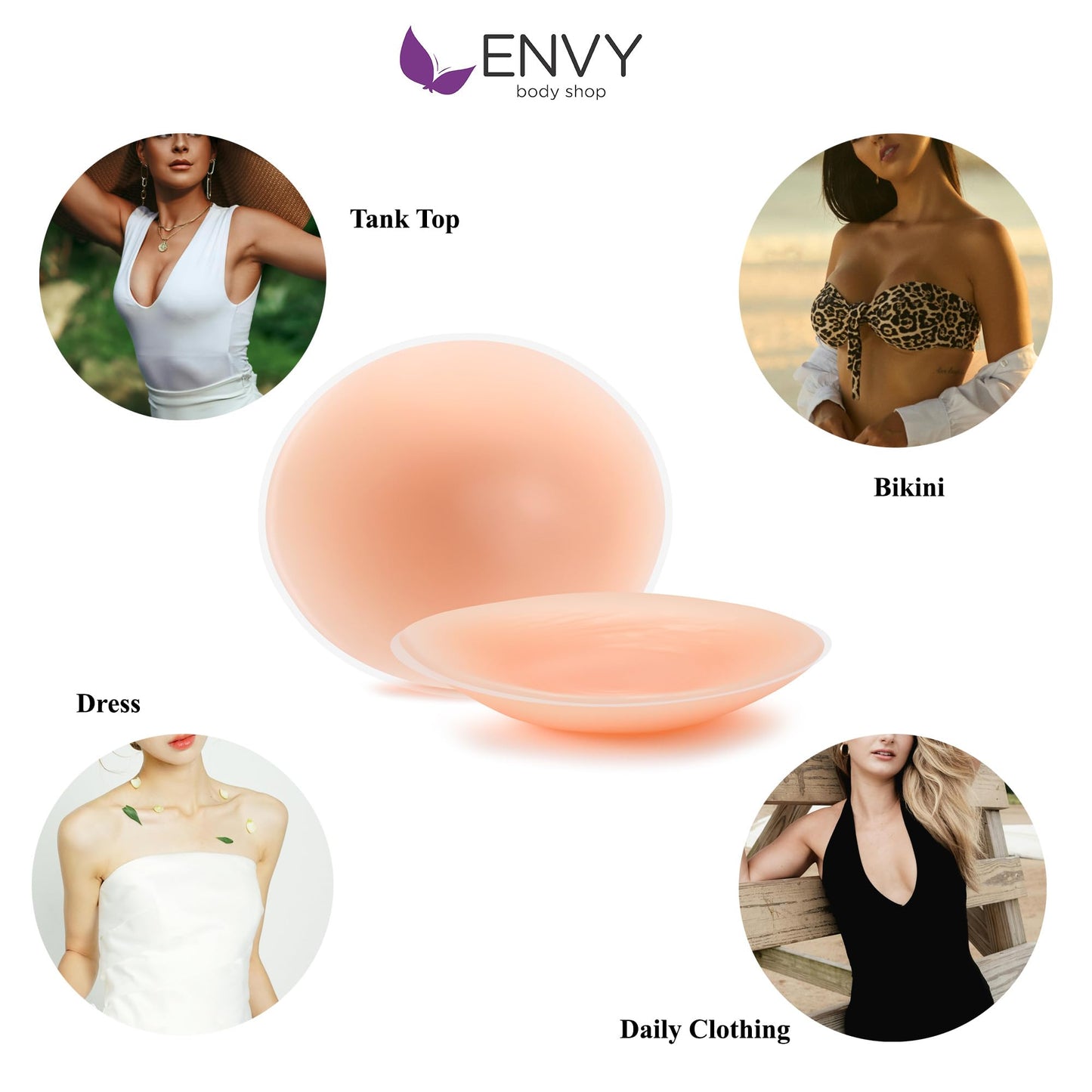 Envy Body Shop Breast Pads Lumpectomy Enhancer