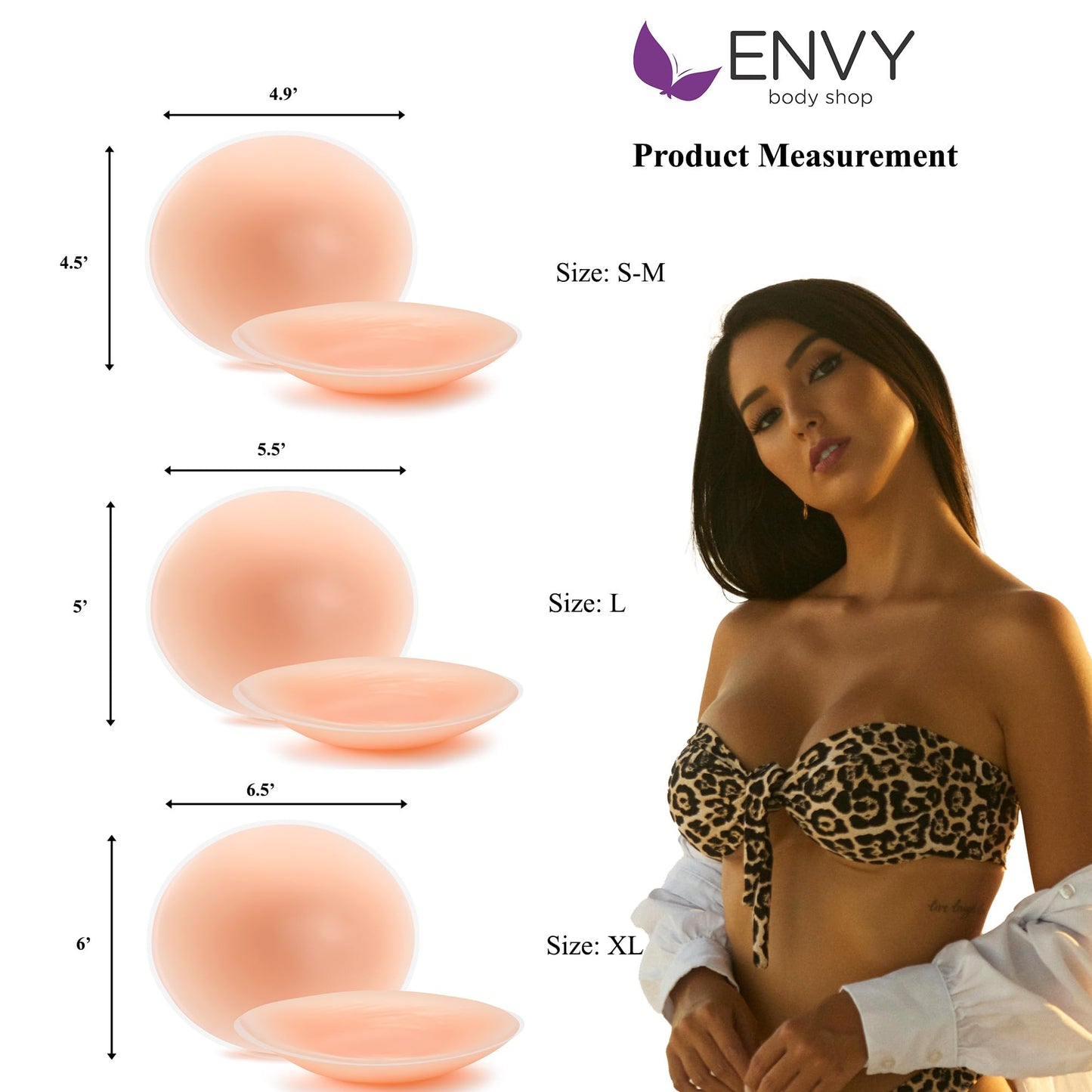 Envy Body Shop Breast Pads Lumpectomy Enhancer