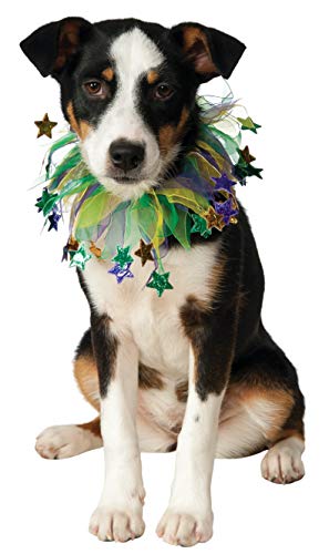Rubie's Fancy Mardi Gras Stars Pet Collar