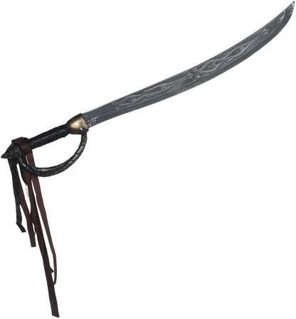 Gray Plastic Pirate Cutlass Sword 1 Pc. - Authentic Look & Durable Design: Ideal for Parties, Plays & Costume Accessory