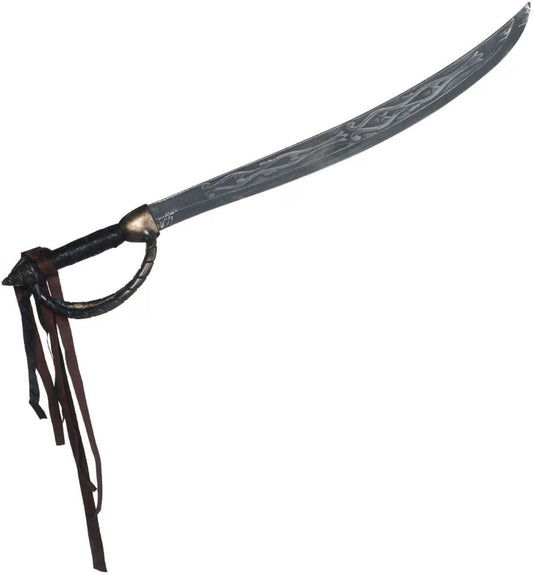 Gray Plastic Pirate Cutlass Sword 1 Pc. - Authentic Look & Durable Design: Ideal for Parties, Plays & Costume Accessory