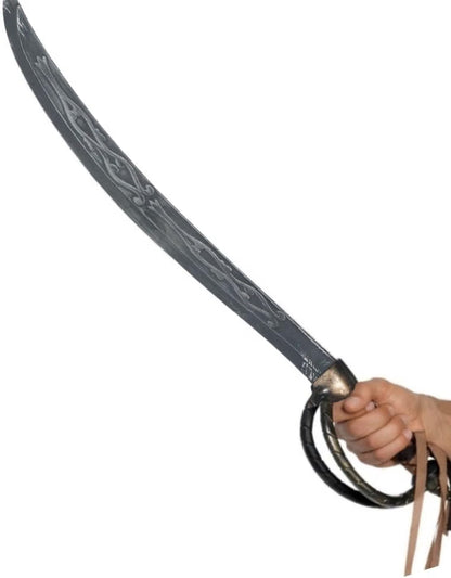 Gray Plastic Pirate Cutlass Sword 1 Pc. - Authentic Look & Durable Design: Ideal for Parties, Plays & Costume Accessory