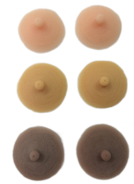 Envy Body Shop Realistic Adhesive Transform Silicone Breast Form Perky Nipples