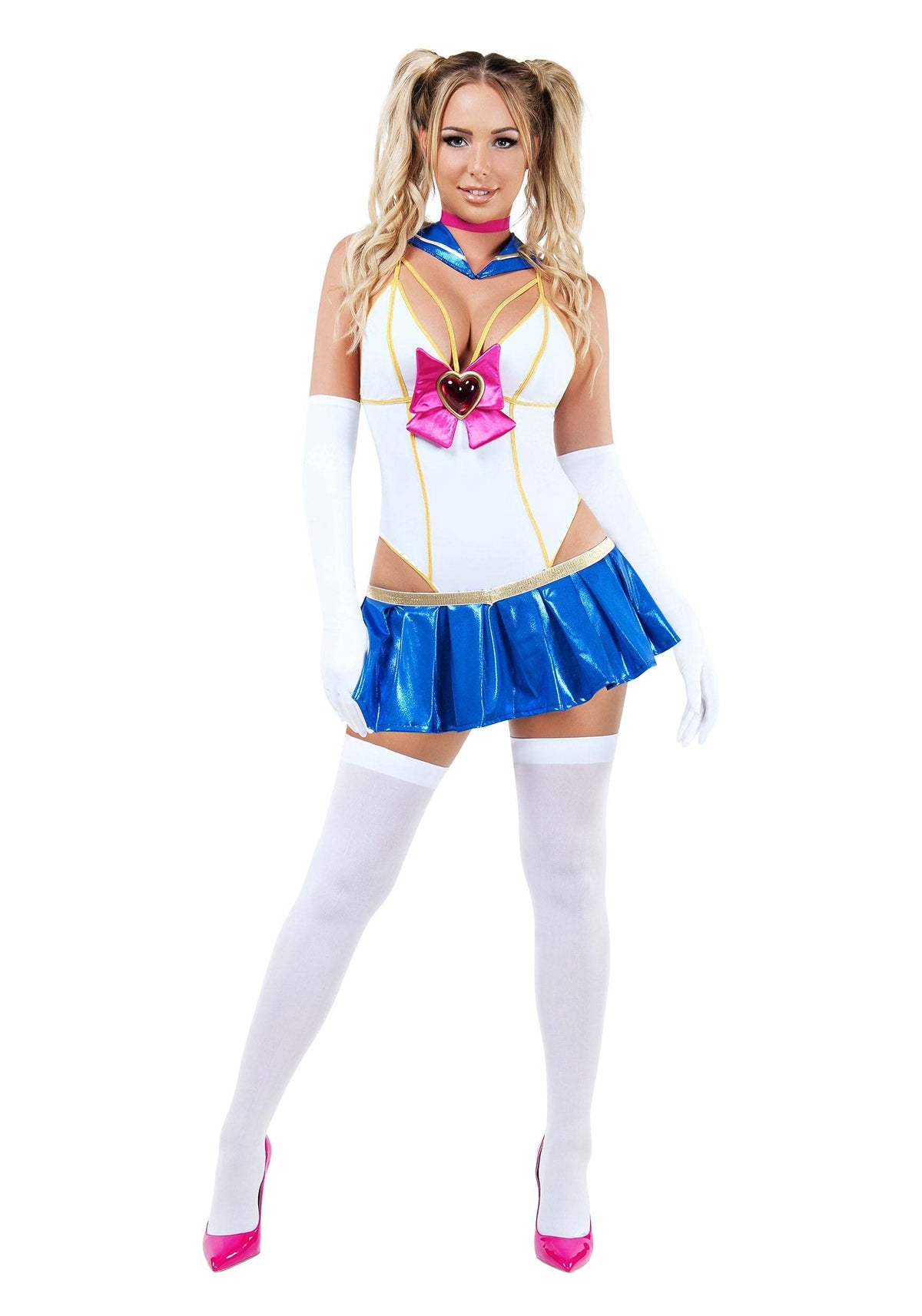 StarlineLA Women's Plus Size Anime School Girl Costume