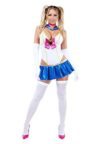 StarlineLA Women's Plus Size Anime School Girl Costume