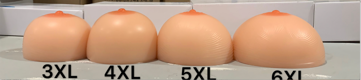 Envy Body Shop Classic Tear Drop Silicone Breast Forms
