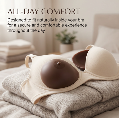 Envy Body Shop Realistic Brown Silicone Breast Forms Prosthetic