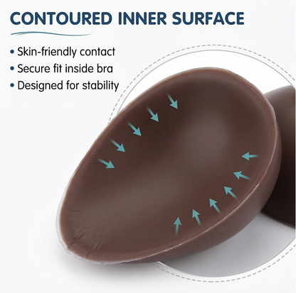 Envy Body Shop Realistic Brown Silicone Breast Forms Prosthetic