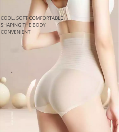 Women High Waist Shapewear Seamless Tummy Control Panties Slimming Body Shaper Briefs