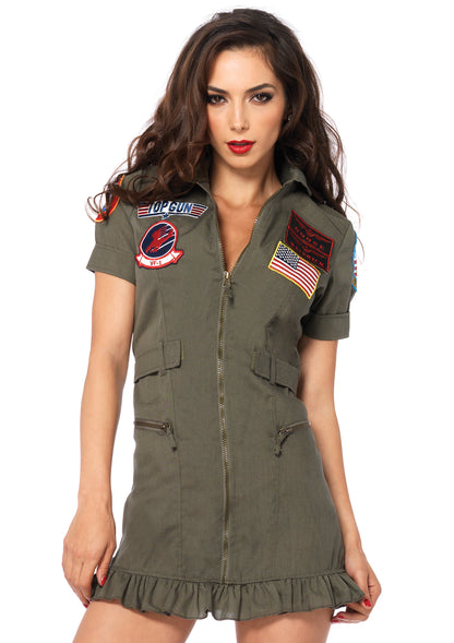 Leg Avenue TG83700 Top Gun Flight Dress 