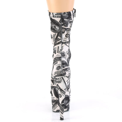 ADORE-1002DP *7" Heel, 2 3/4" PF Pull-On Stretch Sock-Like Ankle Bootie