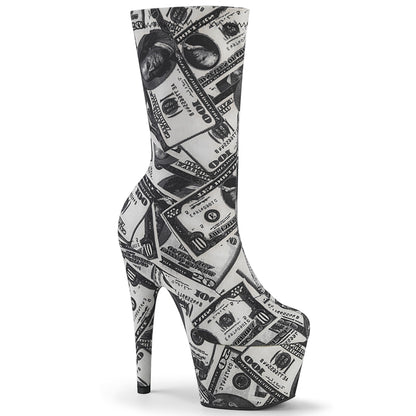 ADORE-1002DP *7" Heel, 2 3/4" PF Pull-On Stretch Sock-Like Ankle Bootie