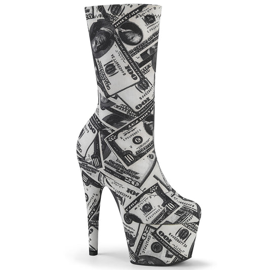 ADORE-1002DP *7" Heel, 2 3/4" PF Pull-On Stretch Sock-Like Ankle Bootie