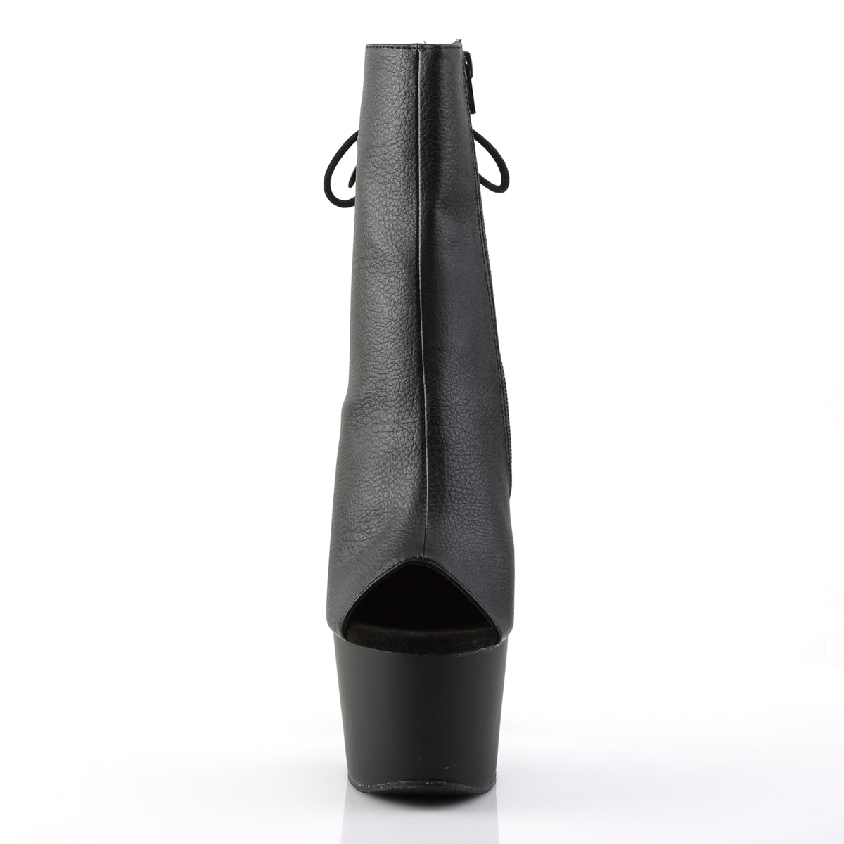 ADORE-1018 7" Heel, 2 3/4" PF Open Toe/Heel Ankle Boot, Side Zip