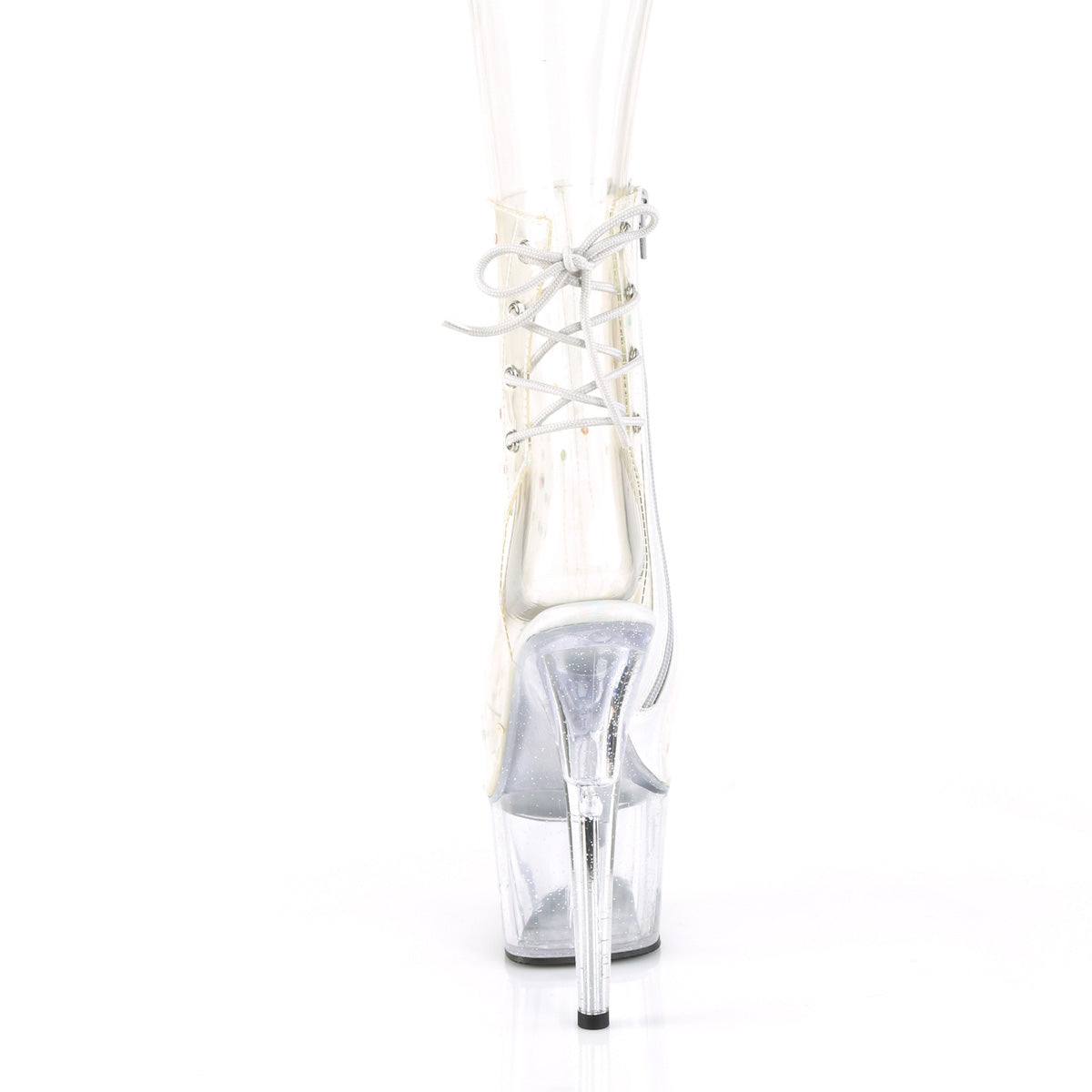 ADORE-1018C-2 *7" Heel, 2 3/4" PF Open Toe/Heel Ankle Boot, Side Zip