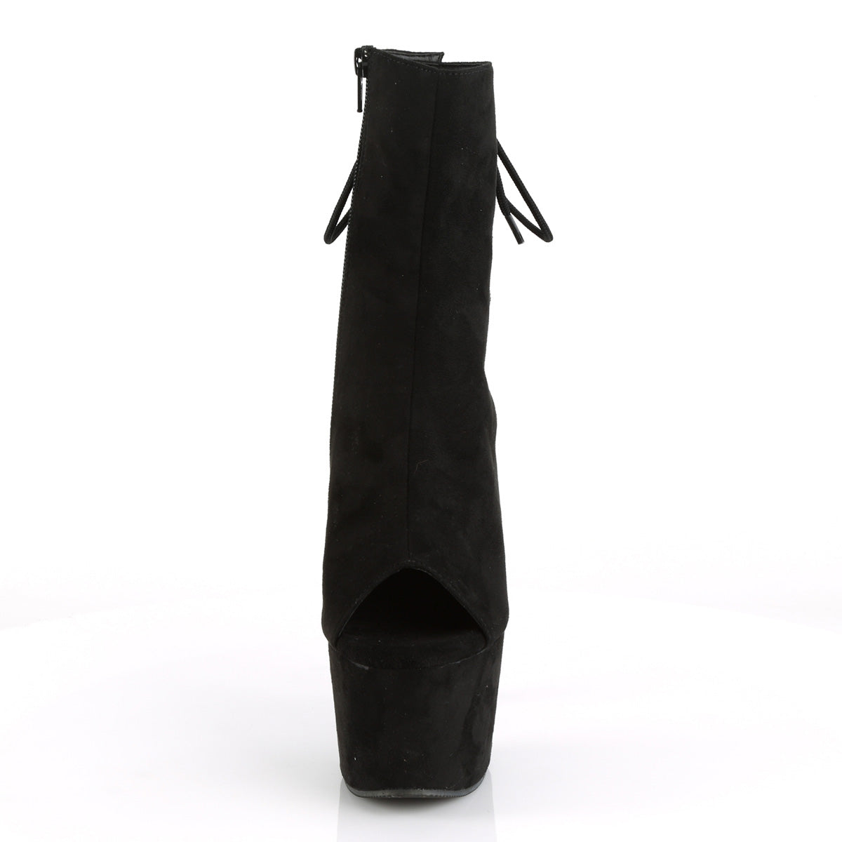 ADORE-1018FS *7" Heel, 2 3/4" PF Open Toe/Heel Ankle Boot, Side Zip