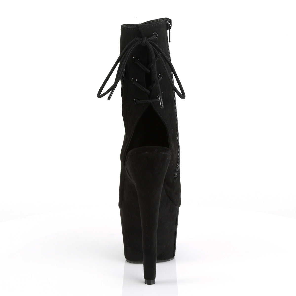 ADORE-1018FS *7" Heel, 2 3/4" PF Open Toe/Heel Ankle Boot, Side Zip