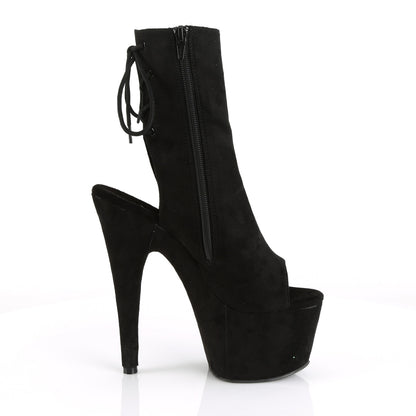ADORE-1018FS *7" Heel, 2 3/4" PF Open Toe/Heel Ankle Boot, Side Zip