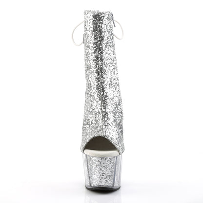ADORE-1018G *7" Heel, 2 3/4" PF Blacklight Reactive Ankle Boot